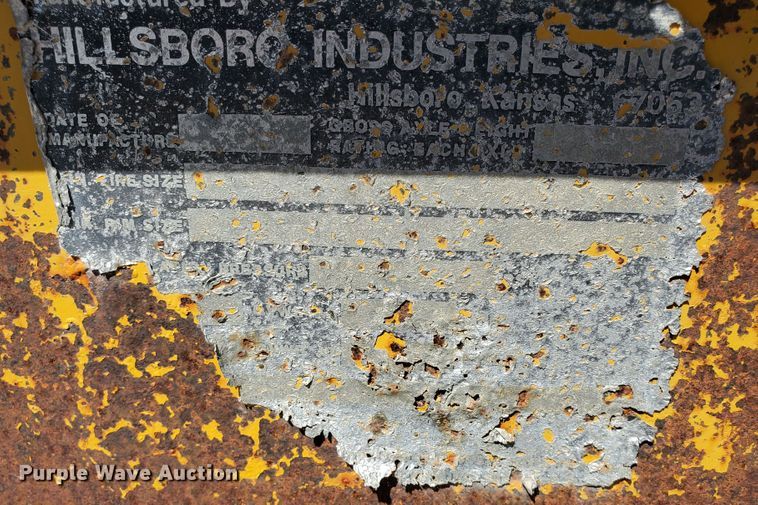 image for item KY9168 1980 Hillsboro  equipment trailer