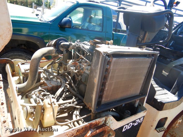 image for item DI6115 2000 Ingersoll Rand DD-24  double drum vibratory roller