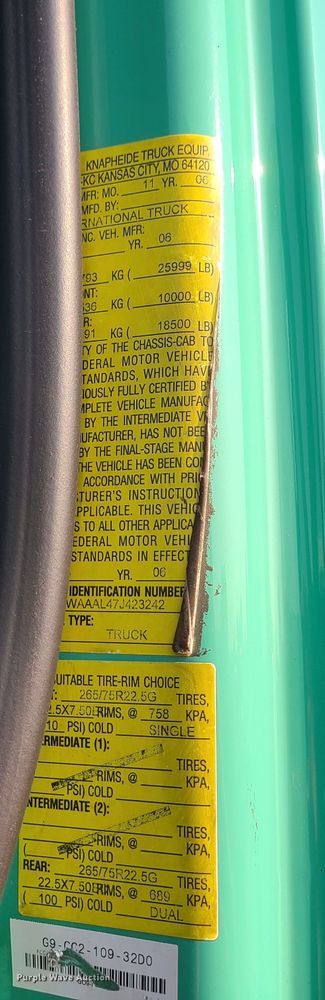 image for item DI6142 2007 International WorkStar 7300  dump truck