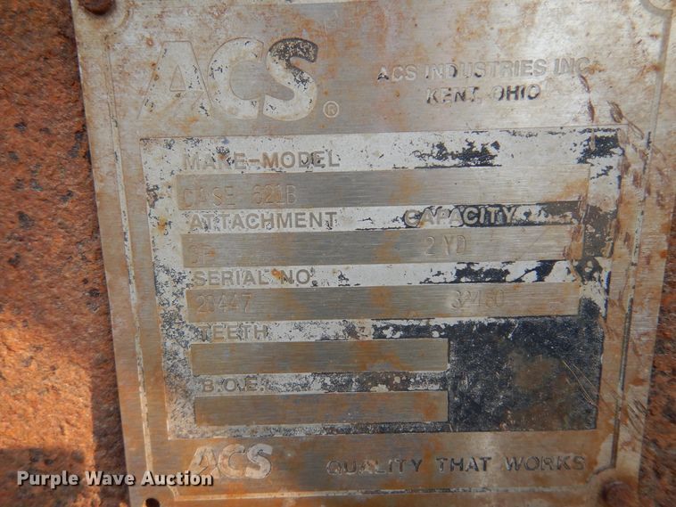 image for item DI6169 1996 Case 621B  wheel loader