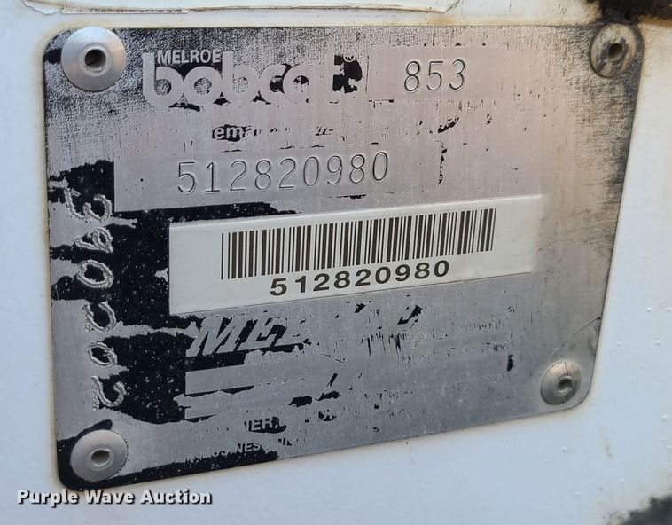 image for item DI6173 Bobcat 863  skid steer loader