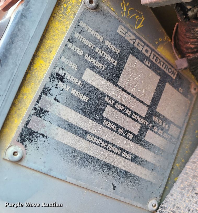 image for item DI6185 EZ GO XI-500  golf cart