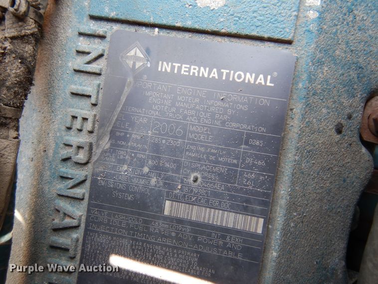 image for item DM5060 2007 International WorkStar 7400  dump truck