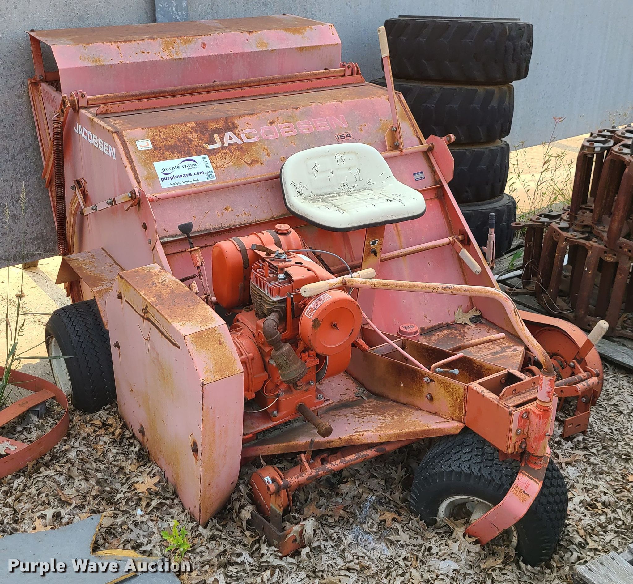 Jacobsen 154 lawn sweeper in Kansas City, MO Item DI6176 sold Purple Wave