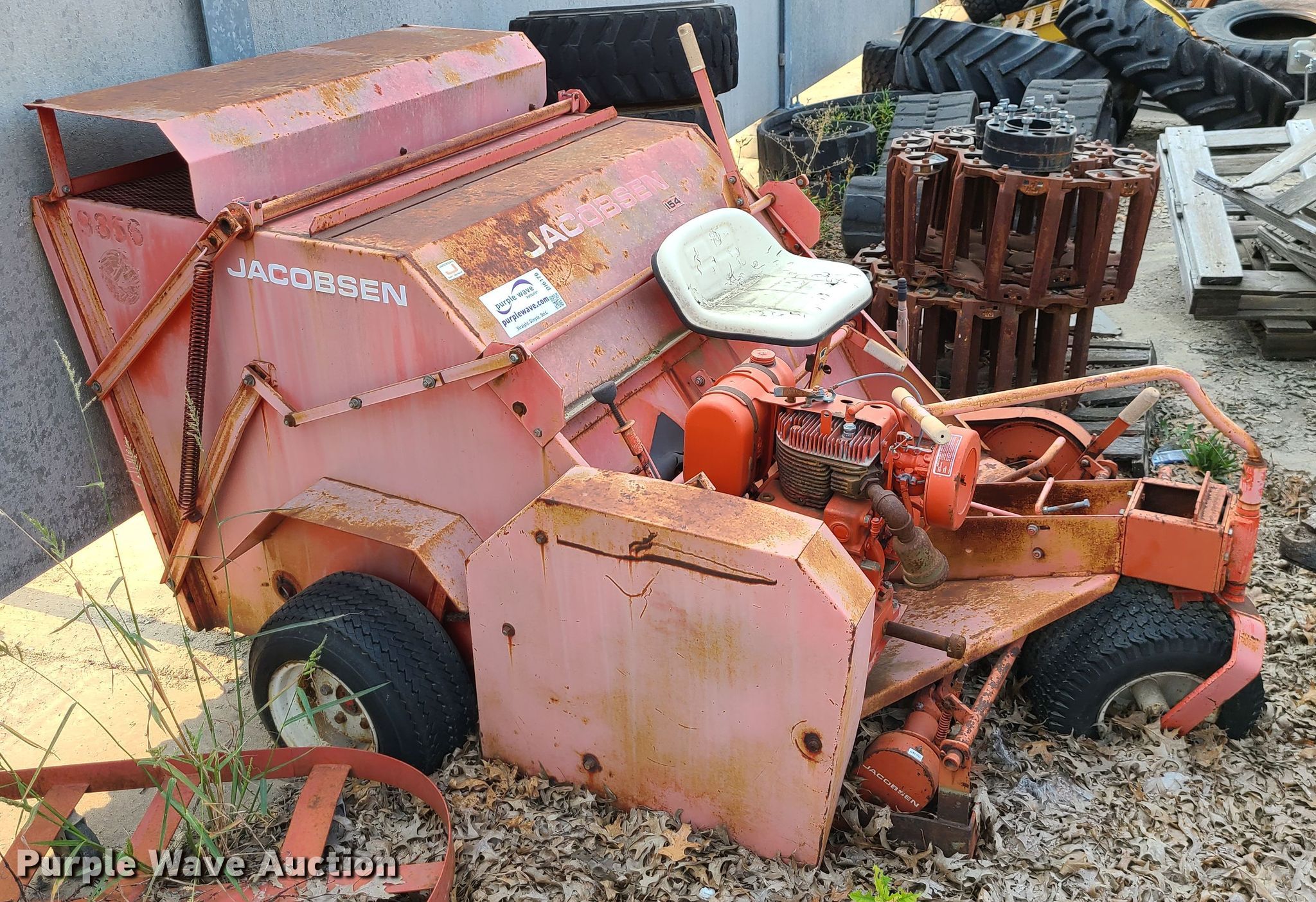 Jacobsen 154 lawn sweeper in Kansas City, MO Item DI6176 sold Purple Wave