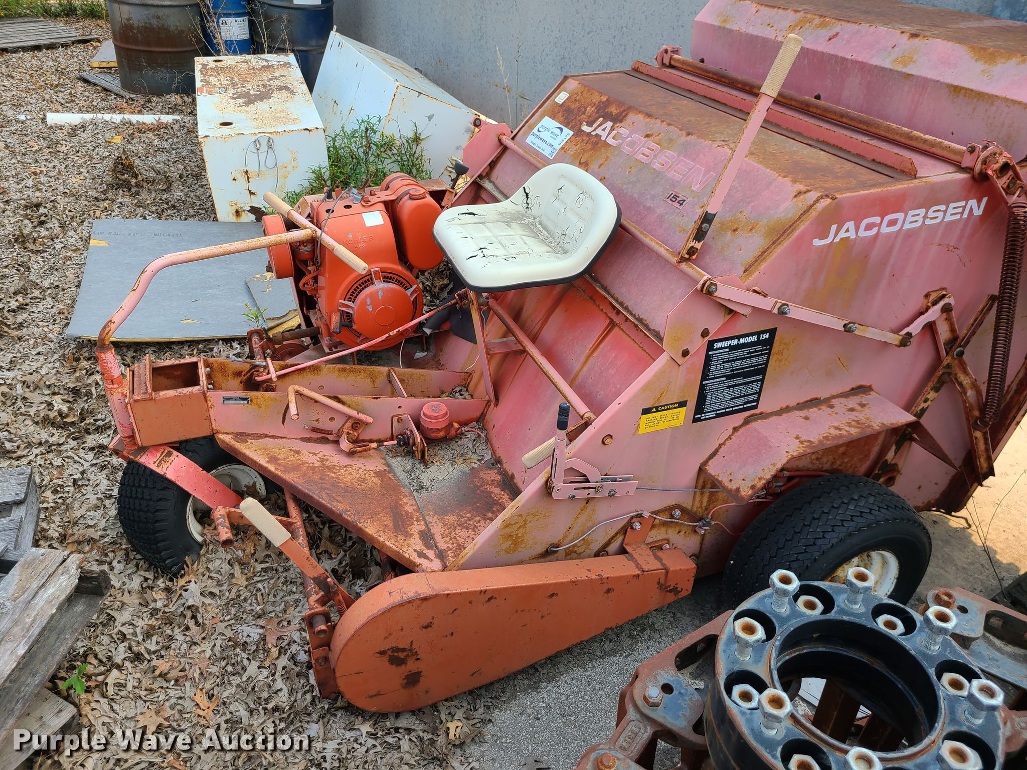 Jacobsen 154 lawn sweeper in Kansas City, MO Item DI6176 sold Purple Wave