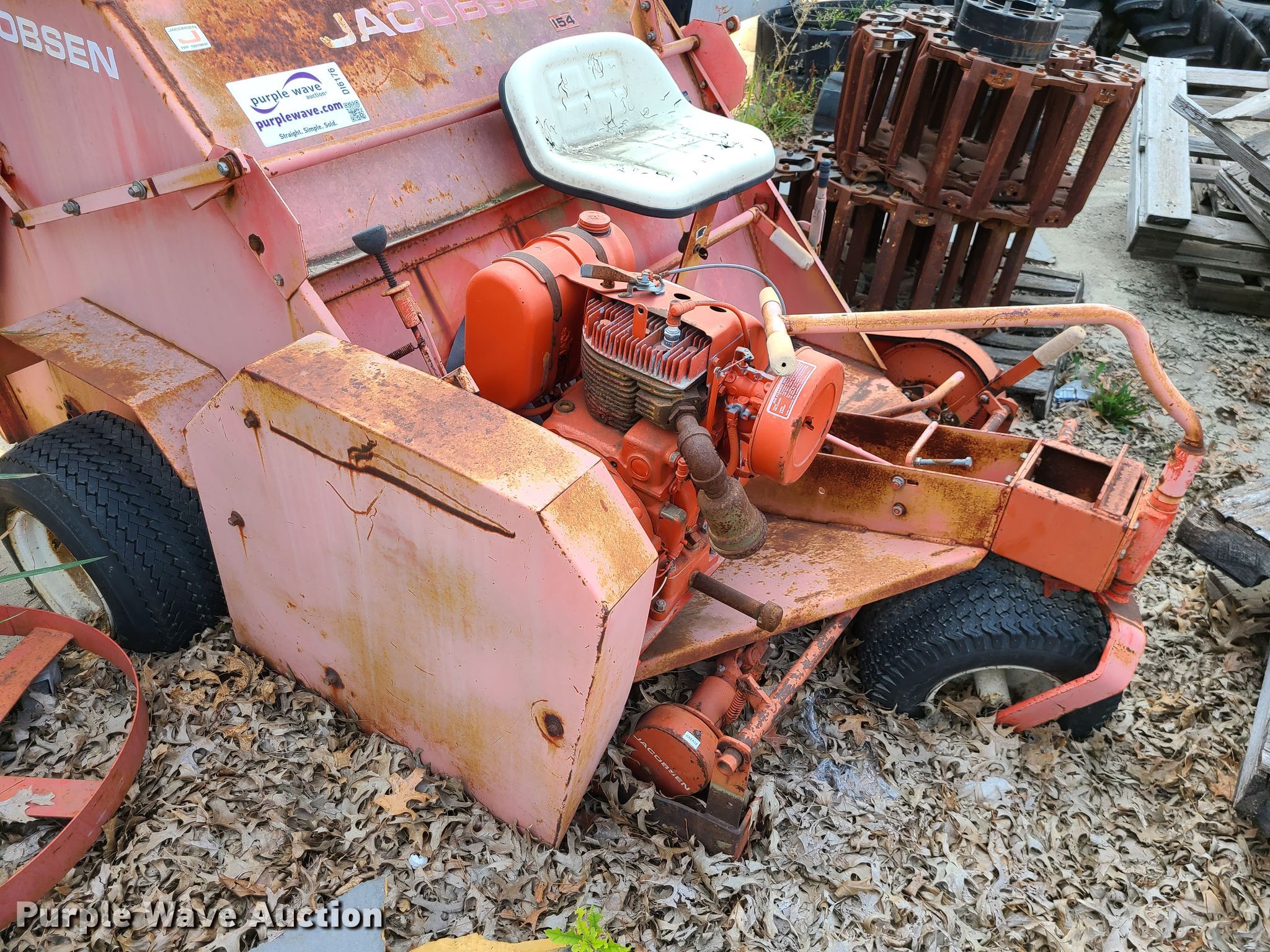 Jacobsen 154 lawn sweeper in Kansas City, MO Item DI6176 sold Purple Wave
