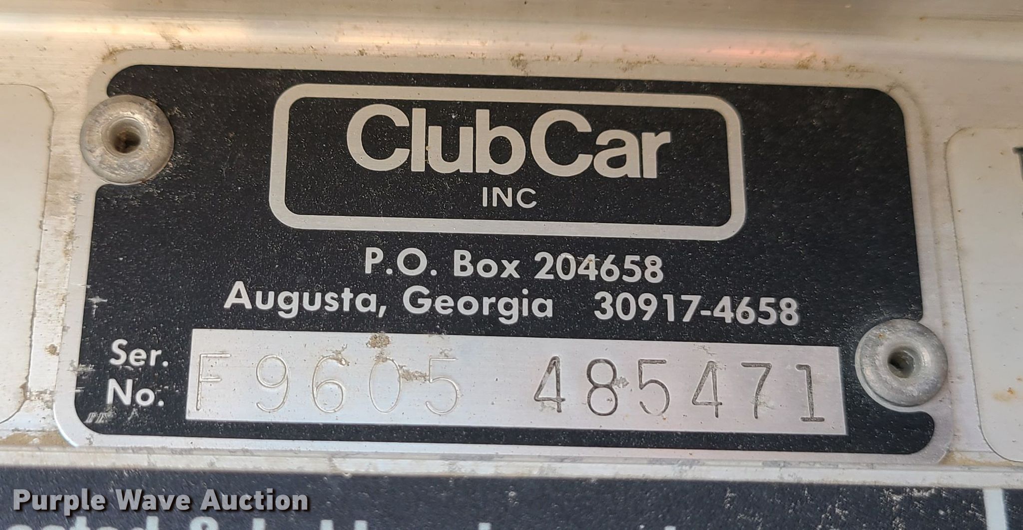 Club Car golf cart in Kansas City, MO Item DI6180 sold Purple Wave