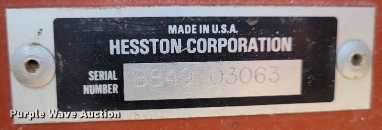 image for item BY9442 1998 Hesston 4900  large square baler