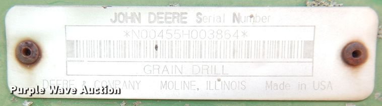 image for item DG0818 1997 John Deere 455  grain drill