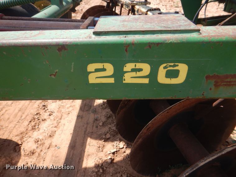 image for item DH7278 John Deere 220  double off-set disk