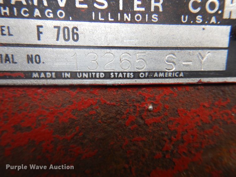 image for item DI5281 1964 Farmall 706  tractor