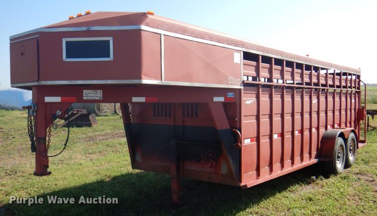image for item DI5703 1994 Titan C808  livestock trailer