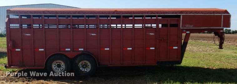 image for item DI5703 1994 Titan C808  livestock trailer