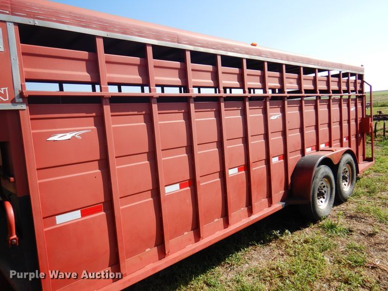 image for item DI5703 1994 Titan C808  livestock trailer