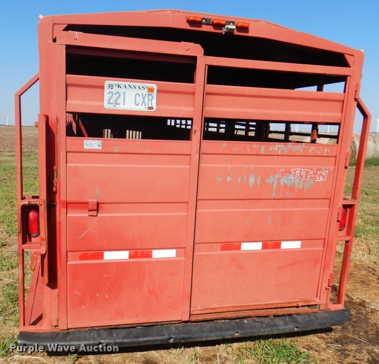 image for item DI5703 1994 Titan C808  livestock trailer