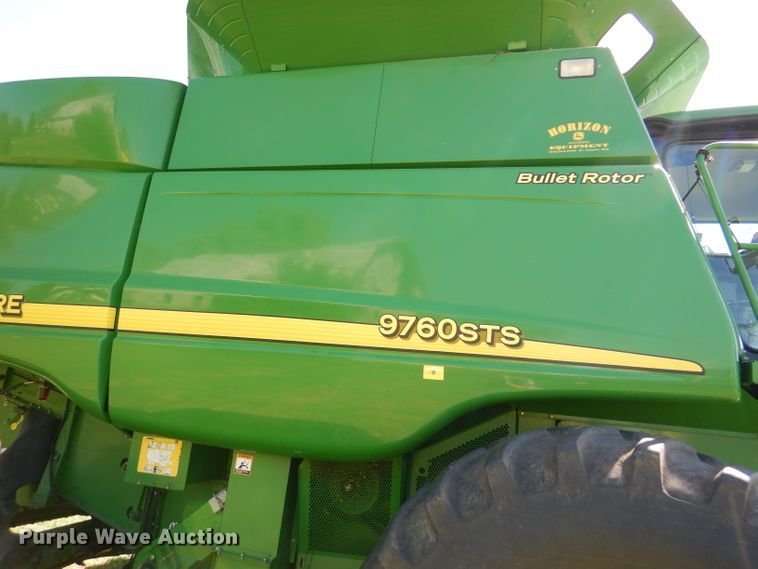image for item DM1413 2006 John Deere 9760 STS  RWA combine