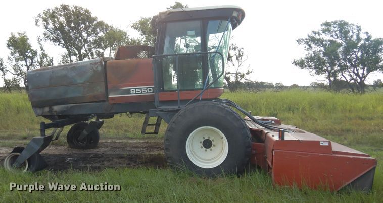 image for item DM5030 1999 Hesston 8550  windrower