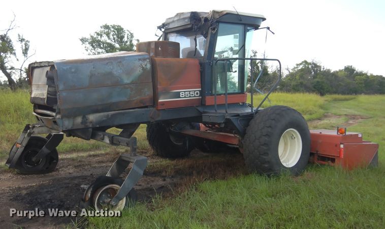 image for item DM5030 1999 Hesston 8550  windrower