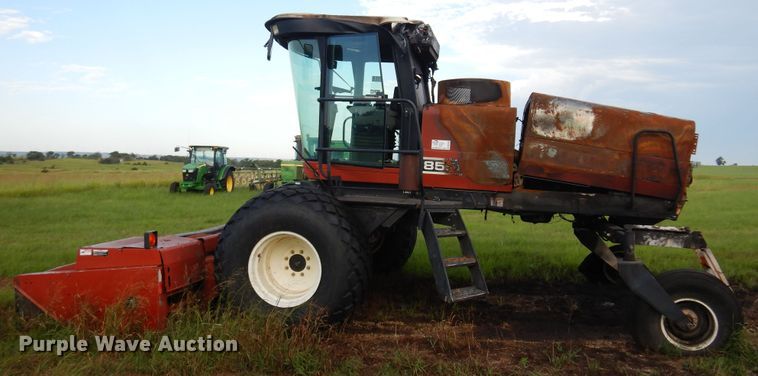 image for item DM5030 1999 Hesston 8550  windrower