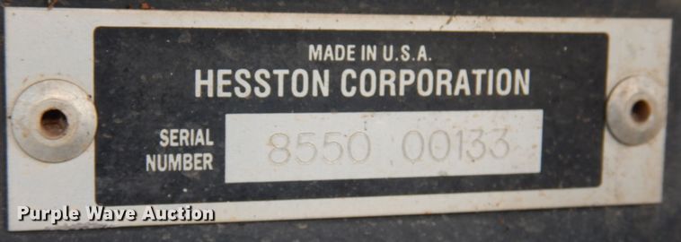 image for item DM5030 1999 Hesston 8550  windrower