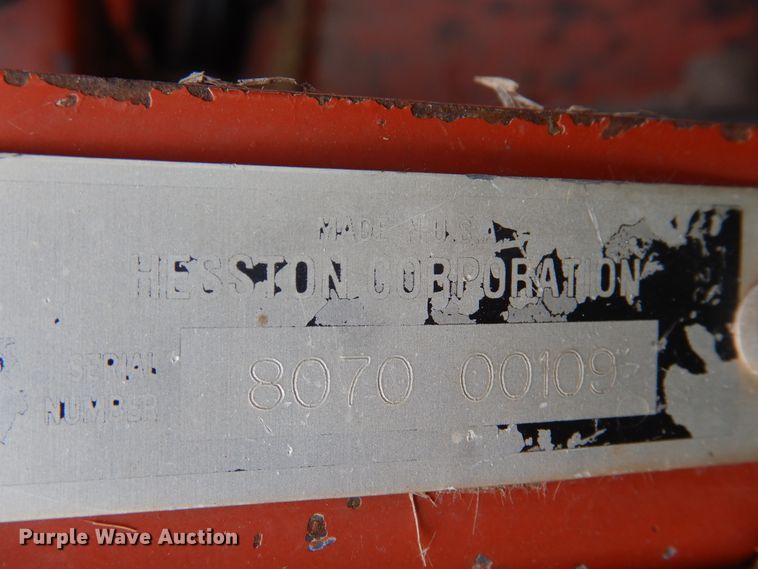 image for item DM5030 1999 Hesston 8550  windrower