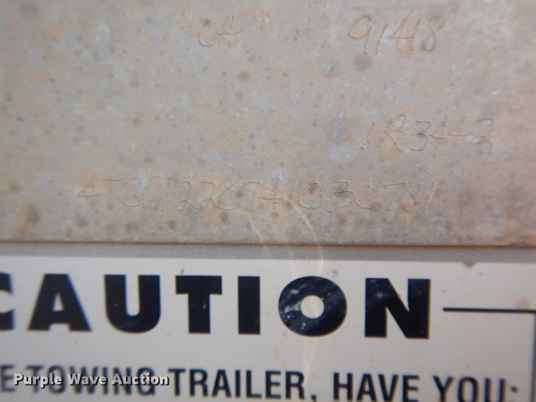 image for item DM5272 2004 Titan  livestock trailer