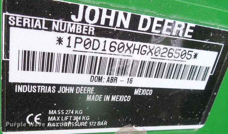 image for item GP9481 2018 John Deere 3038E  MFWD tractor