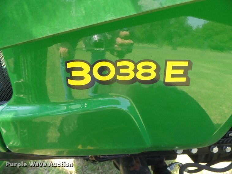 image for item GP9481 2018 John Deere 3038E  MFWD tractor