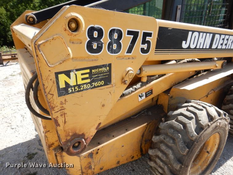 image for item IN9911 1996 John Deere 8875  skid steer loader