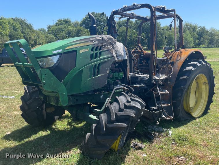 image for item JQ9723 2015 John Deere 6125M  MFWD tractor