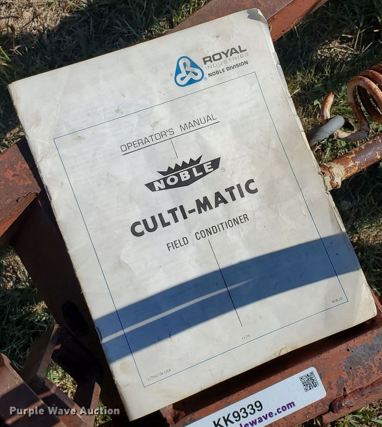 image for item KK9339 Noble Culti-Matic  spring tooth harrow