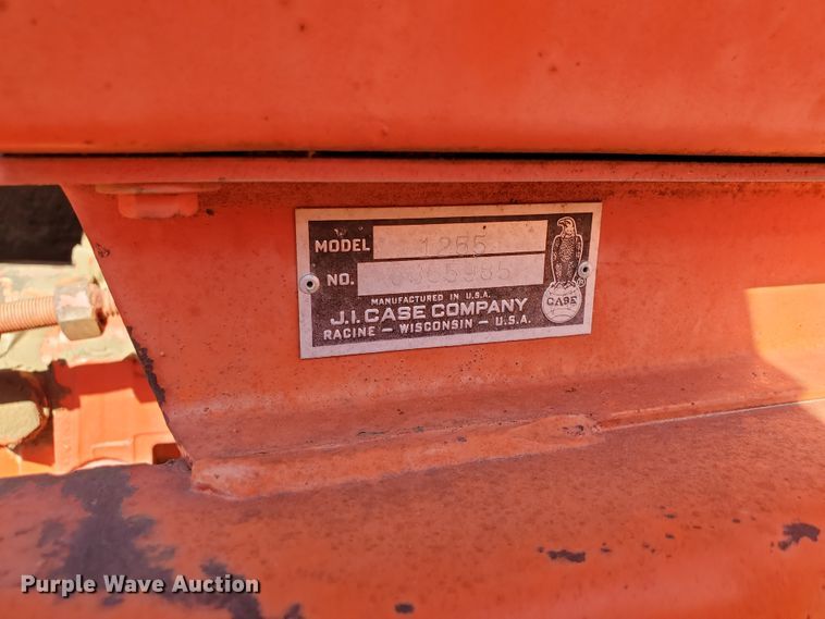 image for item KK9342 Case 1255  windrower