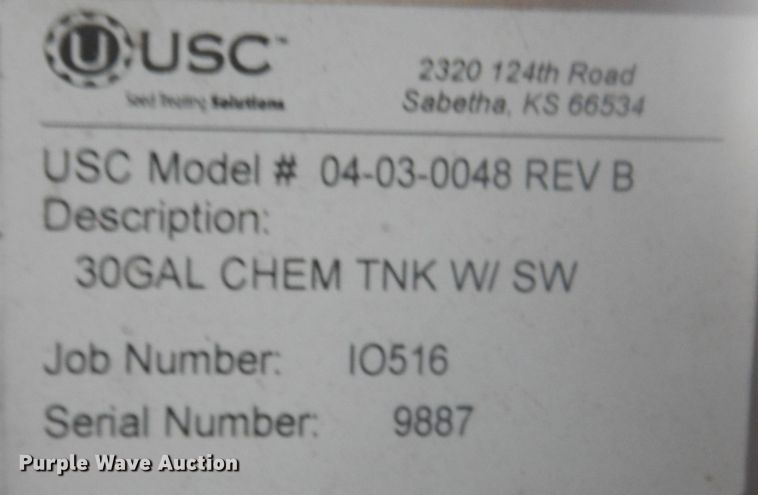 image for item KW9781 USC  2000 series seed treater