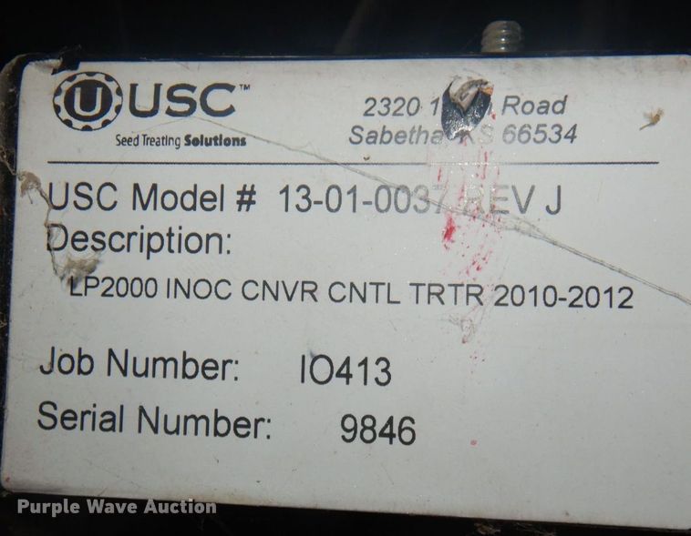 image for item KW9781 USC  2000 series seed treater