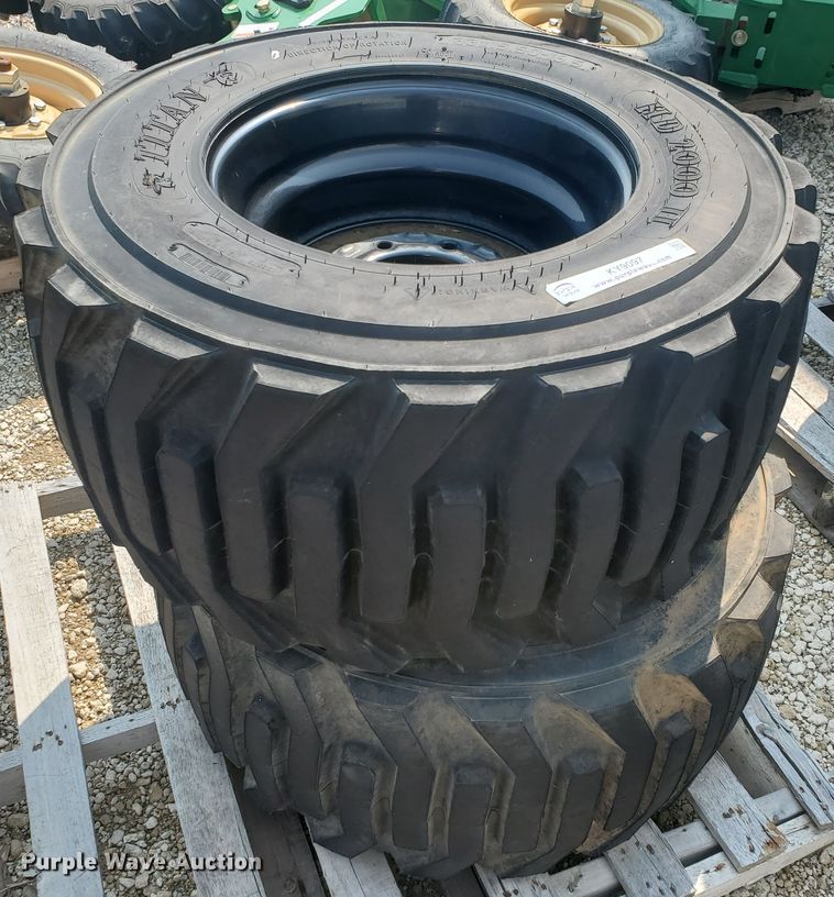image for item KY9097 (2) 33x15.50-16.5 tires and wheels