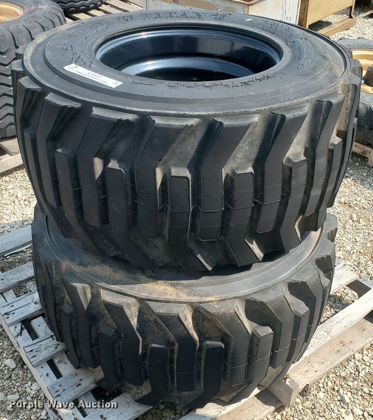 image for item KY9097 (2) 33x15.50-16.5 tires and wheels