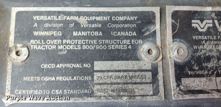 image for item KY9146 1985 Versatile 976  4WD tractor