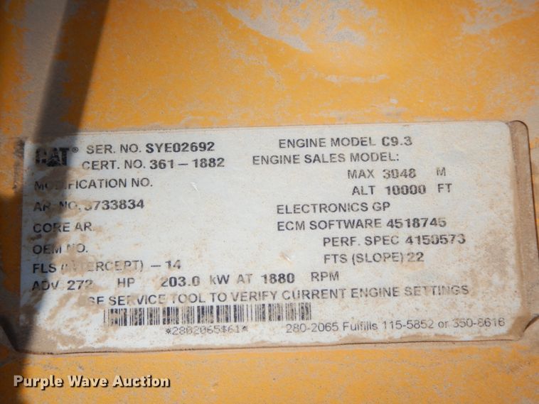 image for item DI1094 2014 Caterpillar 336FL  excavator