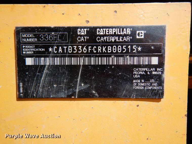image for item DI1094 2014 Caterpillar 336FL  excavator