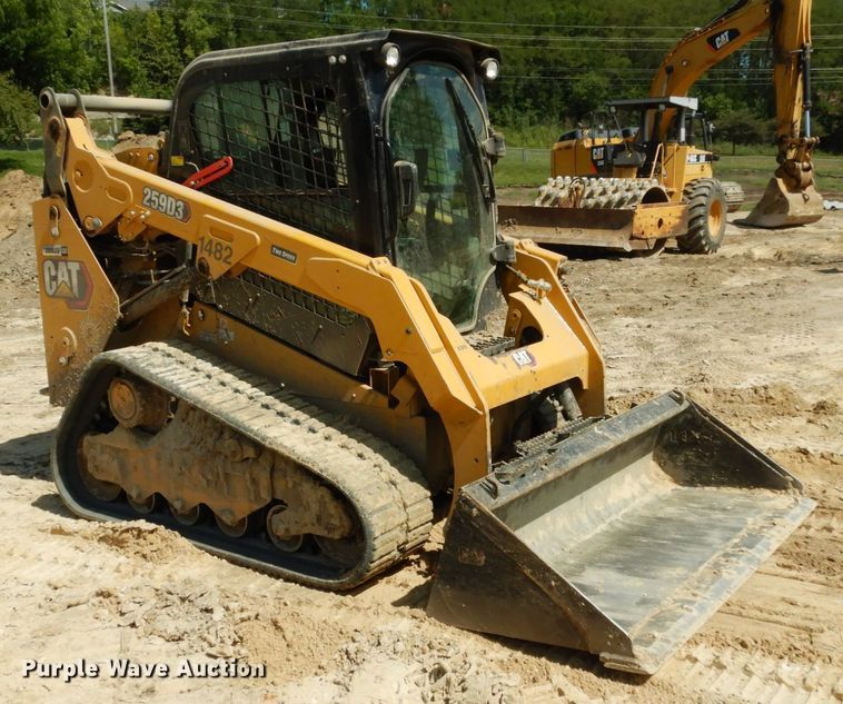 image for item DI1097 2019 Caterpillar 259D3 Plus  tracked skid steer loader