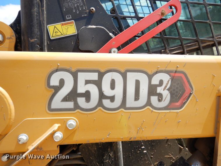 image for item DI1097 2019 Caterpillar 259D3 Plus  tracked skid steer loader