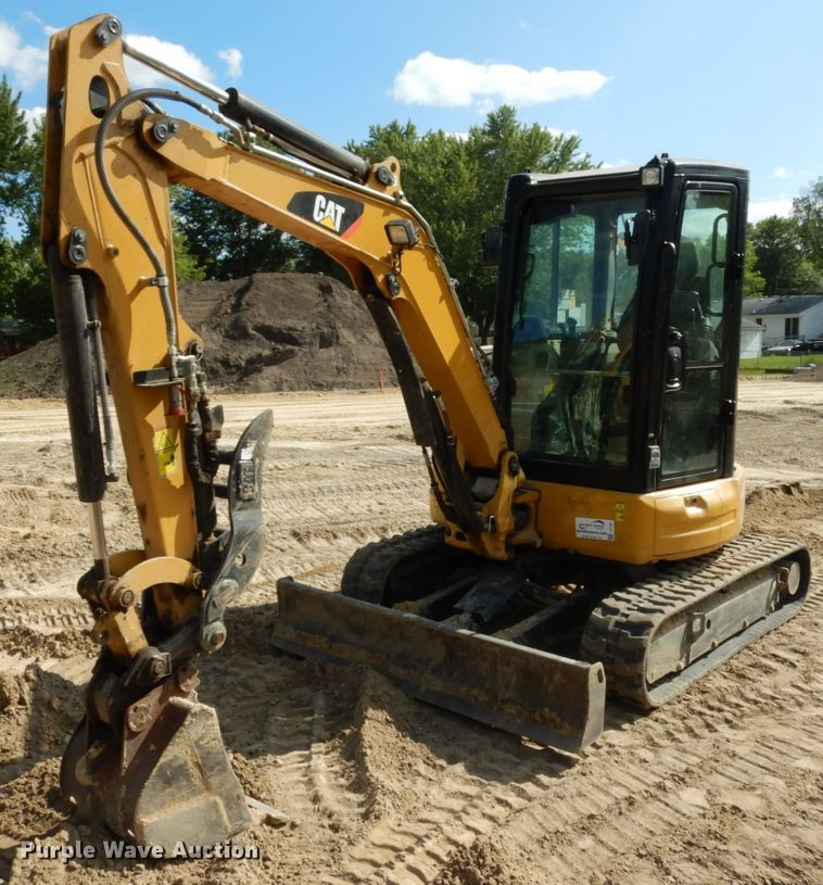 image for item DI1102 2017 Caterpillar 303.5 E2  mini excavator