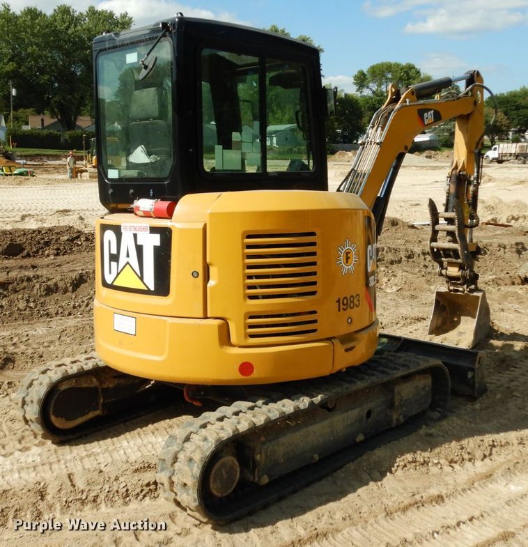 image for item DI1102 2017 Caterpillar 303.5 E2  mini excavator