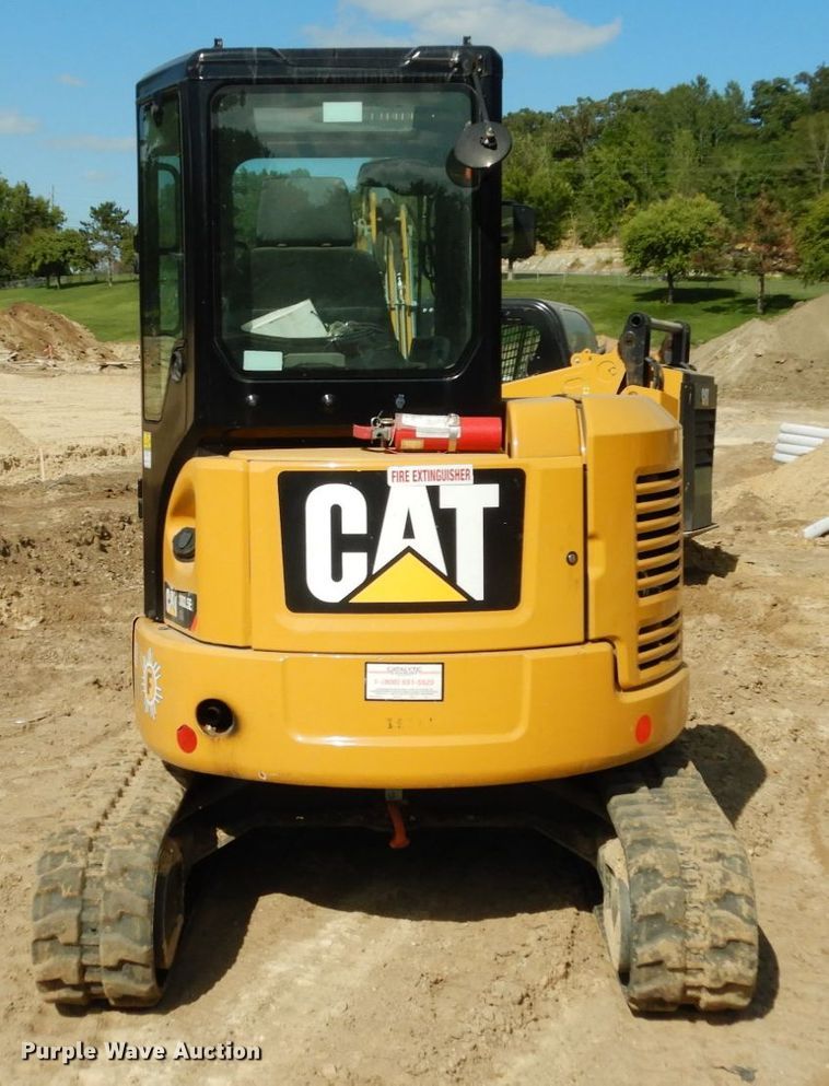 image for item DI1102 2017 Caterpillar 303.5 E2  mini excavator