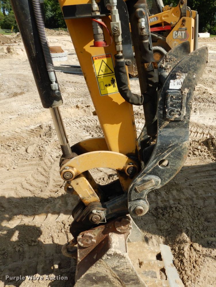 image for item DI1102 2017 Caterpillar 303.5 E2  mini excavator