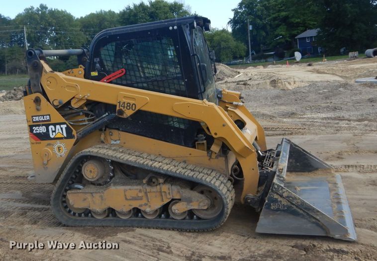 image for item DI1106 2018 Caterpillar 259D  tracked skid steer loader