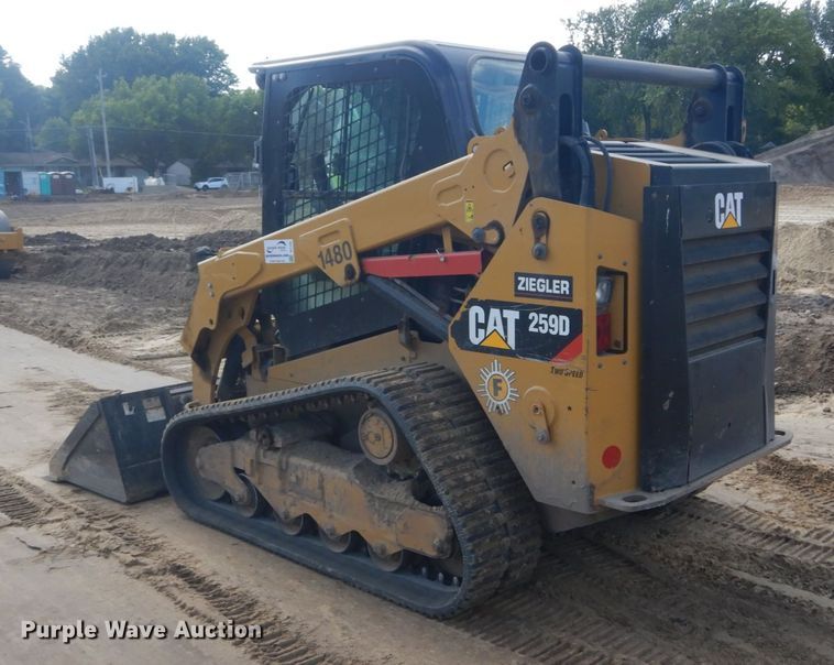 image for item DI1106 2018 Caterpillar 259D  tracked skid steer loader