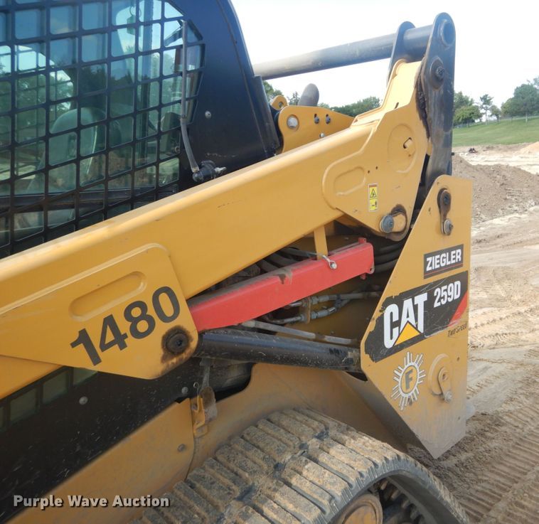 image for item DI1106 2018 Caterpillar 259D  tracked skid steer loader