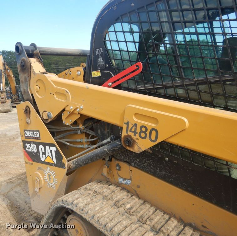 image for item DI1106 2018 Caterpillar 259D  tracked skid steer loader